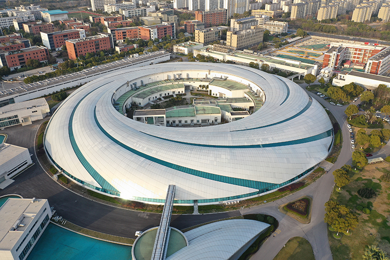 2019年3月12日，航拍上海光源項目。